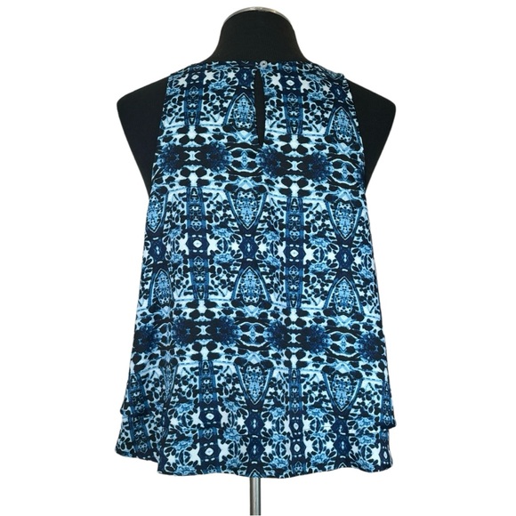 Abercrombie & Fitch - Sleeveless Tiered Print Cropped Top – Small - Picture 6 of 9